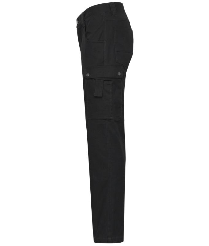 Unisex Workwear Cargo Pants Black 8713