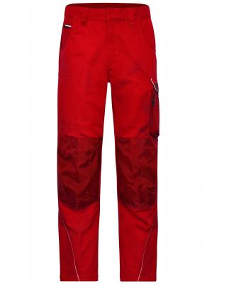 Unisex Workwear Pants - SOLID - Red 8718