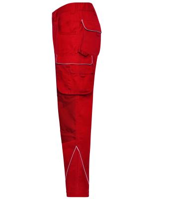 Unisex Workwear Pants - SOLID - Red 8718