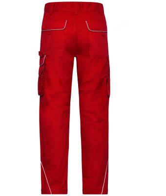 Unisex Workwear Pants - SOLID - Red 8718