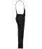 Unisex Workwear Pants with Bib - SOLID - Black 8719