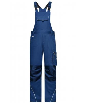 Unisex Workwear Pants with Bib - SOLID - Dark-royal 8719