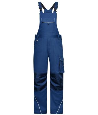 Unisex Workwear Pants with Bib - SOLID - Dark-royal 8719