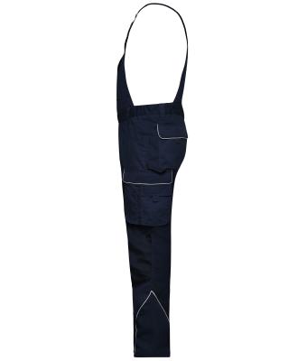 Unisex Workwear Pants with Bib - SOLID - Navy 8719