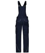 Unisex Workwear Pants with Bib - SOLID - Navy 8719