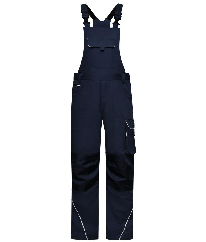 Unisex Workwear Pants with Bib - SOLID - Navy 8719