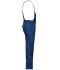Unisex Workwear Pants with Bib - SOLID - Dark-royal 8719