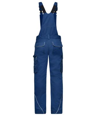 Unisex Workwear Pants with Bib - SOLID - Dark-royal 8719