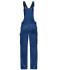 Unisex Workwear Pants with Bib - SOLID - Dark-royal 8719