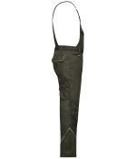 Unisex Workwear Pants with Bib - SOLID - Olive 8719