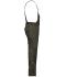 Unisex Workwear Pants with Bib - SOLID - Olive 8719