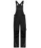 Unisex Workwear Pants with Bib - SOLID - Black 8719