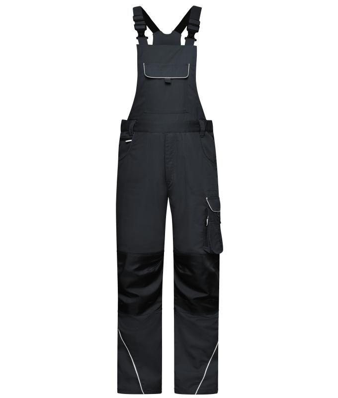 Unisex Workwear Pants with Bib - SOLID - Carbon 8719