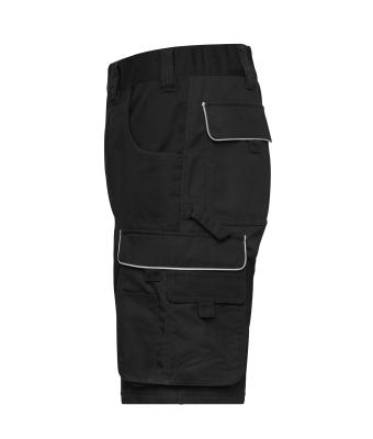 Unisex Workwear Bermudas - SOLID - Black 8720