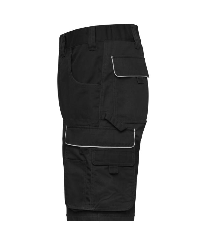 Unisex Workwear Bermudas - SOLID - Black 8720