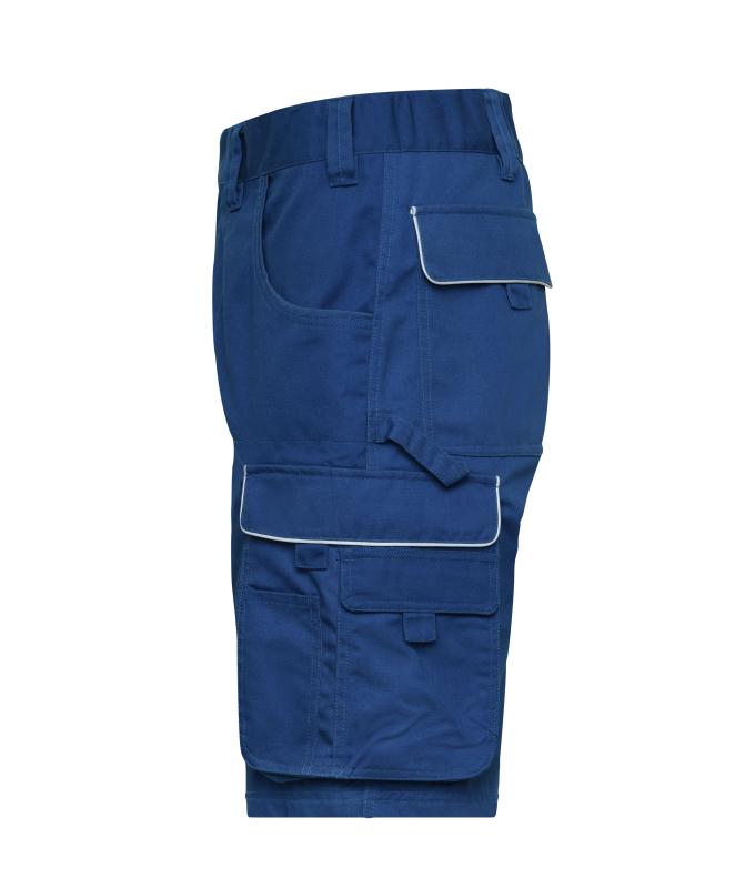 Unisex Workwear Bermudas - SOLID - Dark-royal 8720