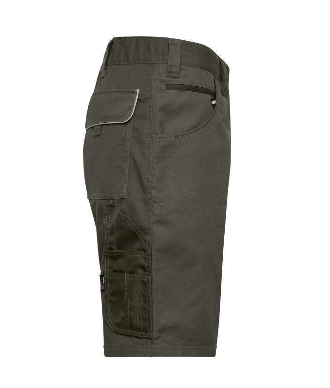 Unisex Workwear Bermudas - SOLID - Olive 8720