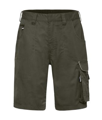 Unisex Workwear Bermudas - SOLID - Olive 8720