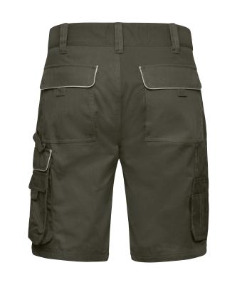 Unisex Workwear Bermudas - SOLID - Olive 8720