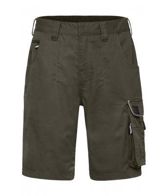 Unisex Workwear Bermudas - SOLID - Olive 8720