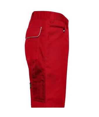 Unisex Workwear Bermudas - SOLID - Red 8720