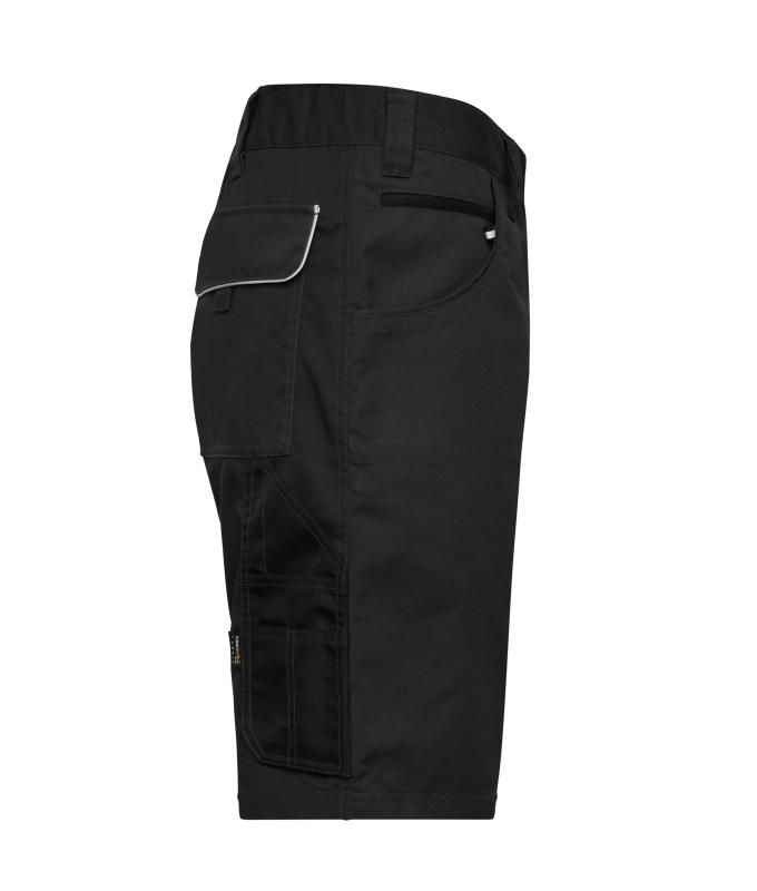 Unisex Workwear Bermudas - SOLID - Black 8720