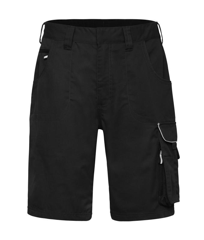 Unisex Workwear Bermudas - SOLID - Black 8720