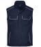 Unisex Workwear Softshell Light Vest - SOLID - Navy 8721