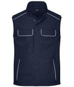 Unisex Workwear Softshell Light Vest - SOLID - Navy 8721