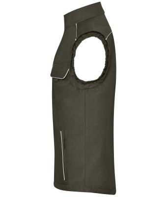 Unisex Workwear Softshell Light Vest - SOLID - Olive 8721