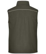 Unisex Workwear Softshell Light Vest - SOLID - Olive 8721
