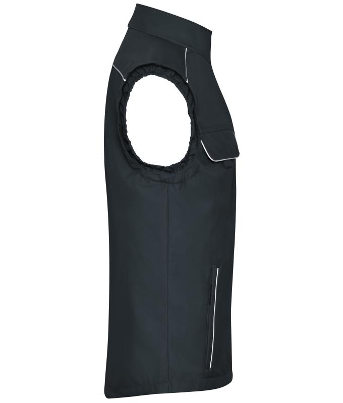 Unisex Workwear Softshell Light Vest - SOLID - Carbon 8721
