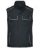 Unisex Workwear Softshell Light Vest - SOLID - Carbon 8721