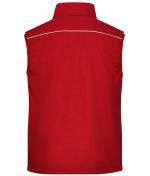 Unisex Workwear Softshell Light Vest - SOLID - Red 8721