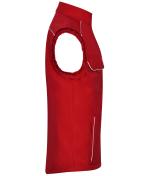 Unisex Workwear Softshell Light Vest - SOLID - Red 8721