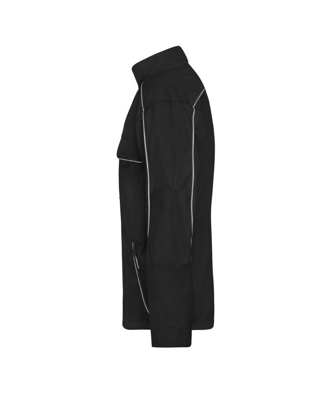 Unisex Workwear Softshell Light Jacket - SOLID - Black 8722
