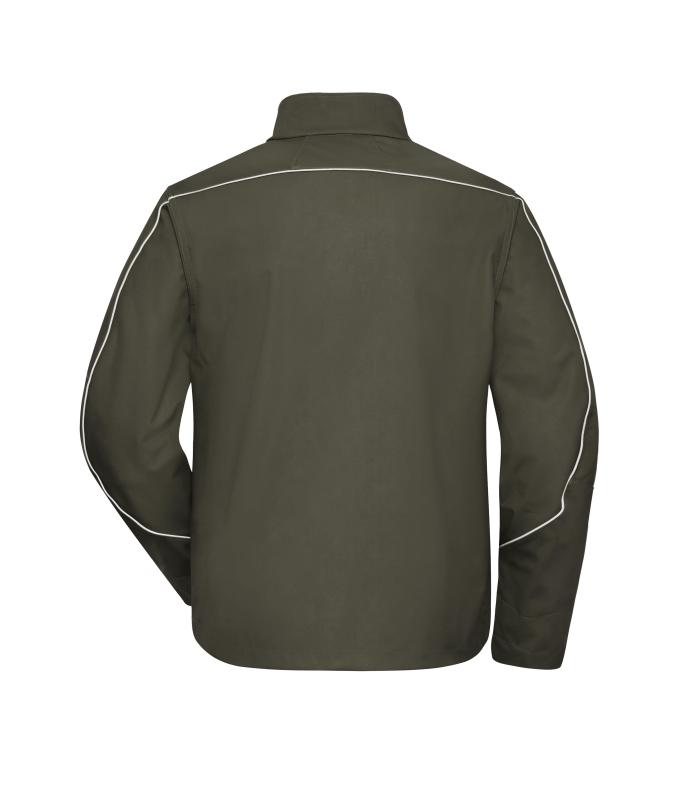 Unisex Workwear Softshell Light Jacket - SOLID - Olive 8722