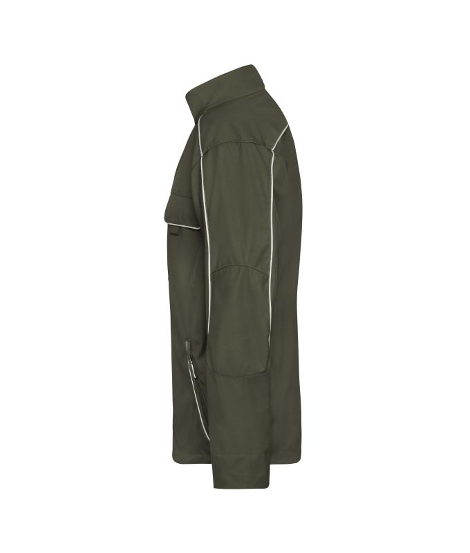 Unisex Workwear Softshell Light Jacket - SOLID - Olive 8722