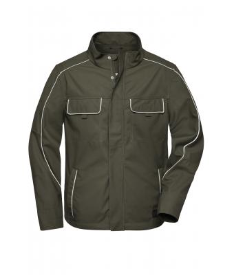 Unisex Workwear Softshell Light Jacket - SOLID - Olive 8722