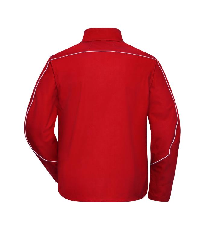 Unisex Workwear Softshell Light Jacket - SOLID - Red 8722