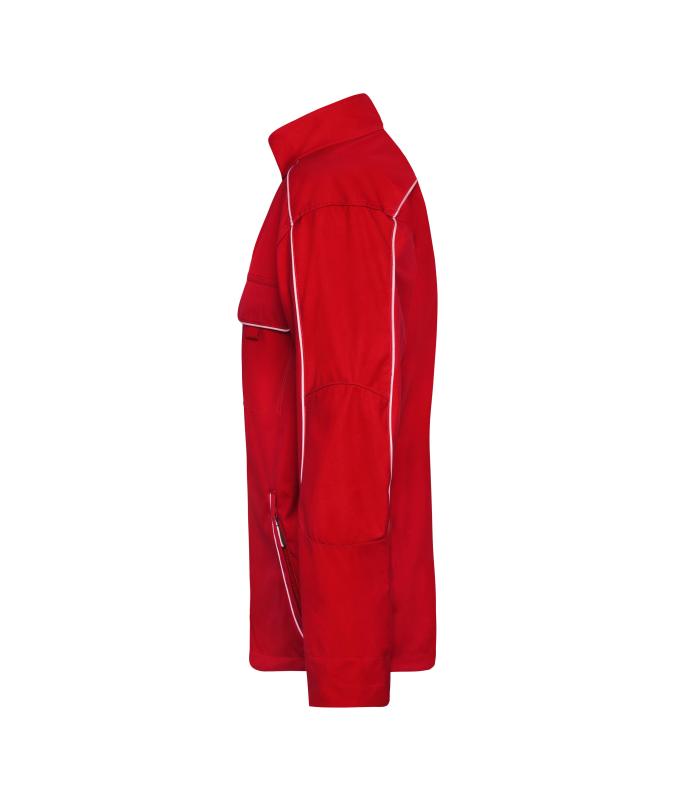 Unisex Workwear Softshell Light Jacket - SOLID - Red 8722