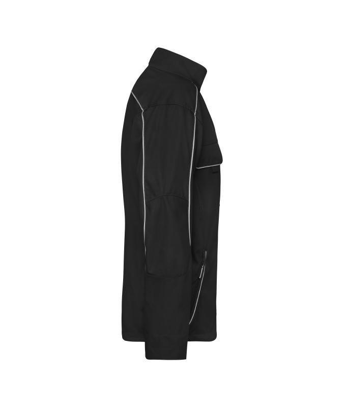 Unisex Workwear Softshell Light Jacket - SOLID - Black 8722