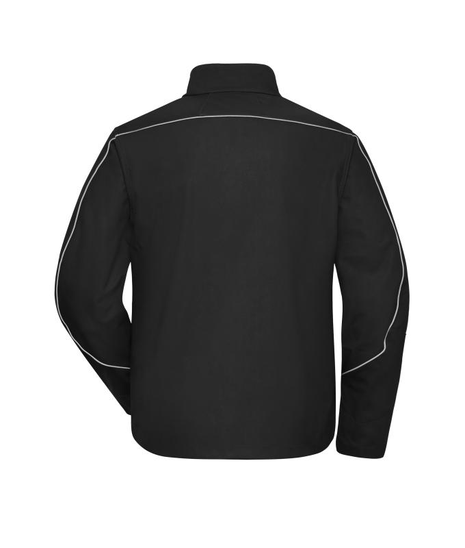 Unisex Workwear Softshell Light Jacket - SOLID - Black 8722