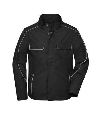 Unisex Workwear Softshell Light Jacket - SOLID - Black 8722