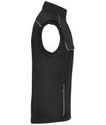 Unisex Workwear Softshell Vest - SOLID - Black 8723