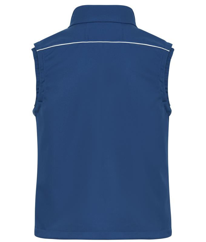 Unisex Workwear Softshell Vest - SOLID - Dark-royal 8723