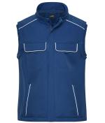 Unisex Workwear Softshell Vest - SOLID - Dark-royal 8723