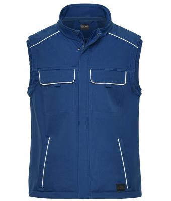 Unisex Workwear Softshell Vest - SOLID - Dark-royal 8723