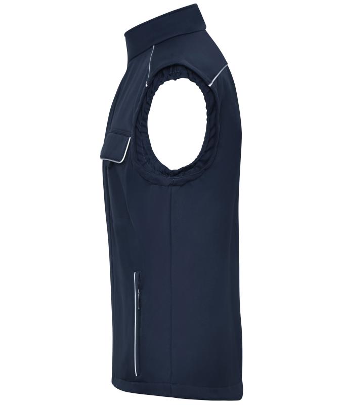 Unisex Workwear Softshell Vest - SOLID - Navy 8723