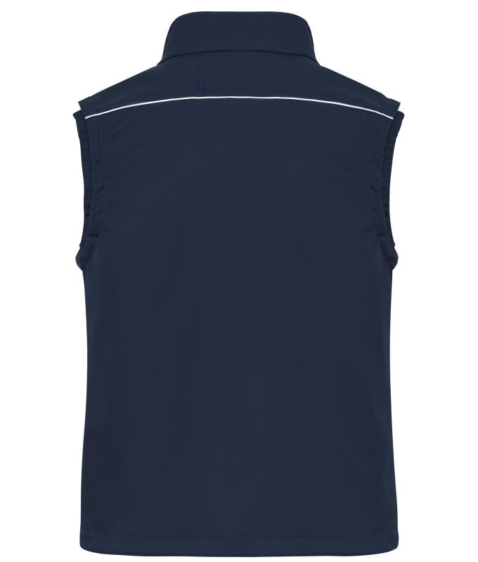 Unisex Workwear Softshell Vest - SOLID - Navy 8723
